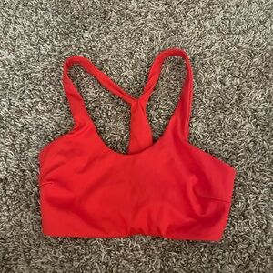 RED SPORTS BRA